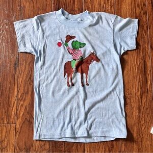 VTG 90s cowboy alligator single stitch youth Tshirt